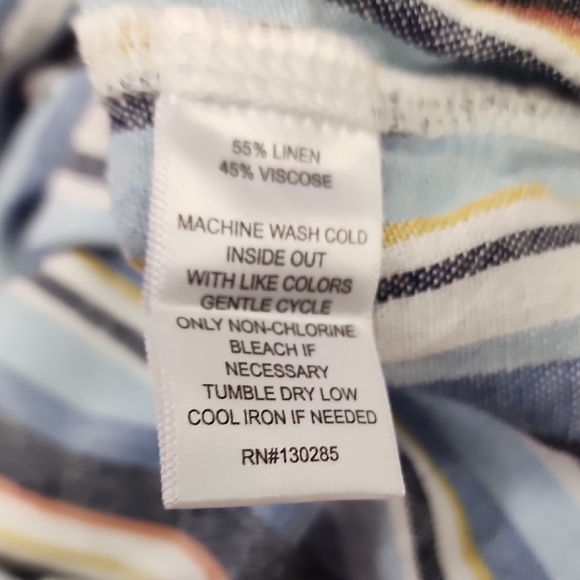 Per Se Multicolor Striped Chinos - Picture 4 of 4